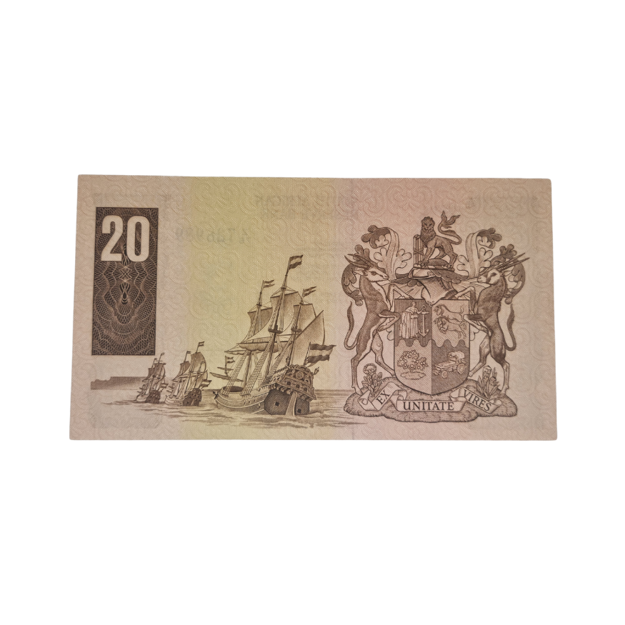 South African Reserve Bank Twenty Rand 1984 Eng/Afr S/N: Z76/728989 - Image 2