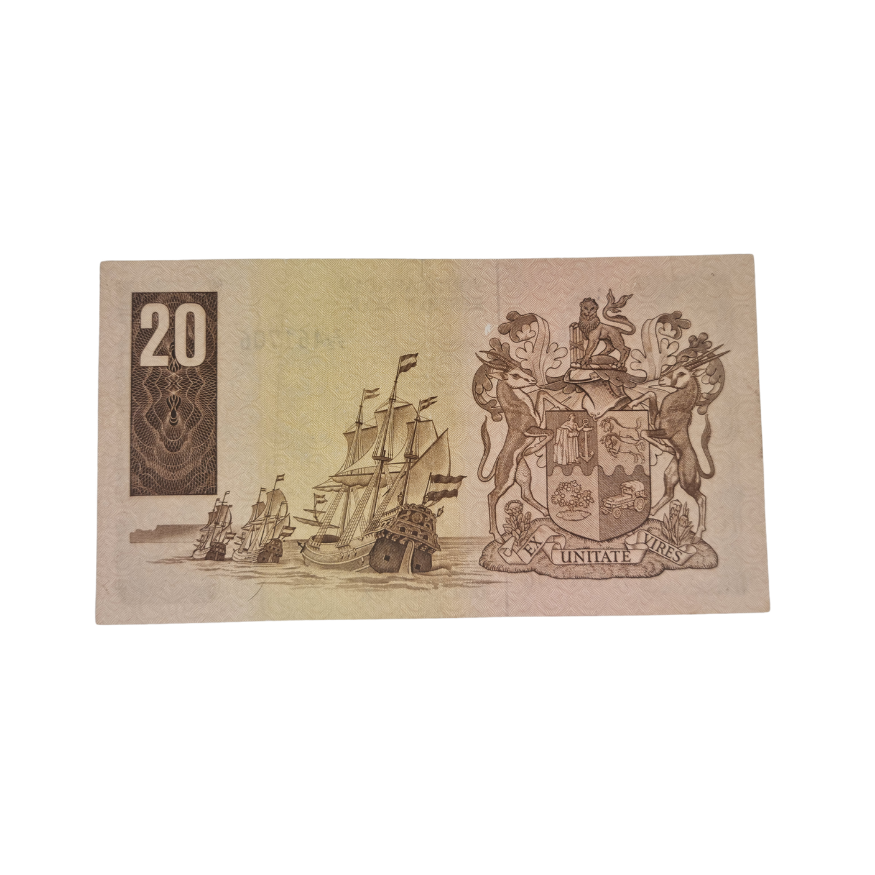 South African Reserve Bank Twenty Rand 1984 Eng/Afr S/N: Z72/461706 - Image 2