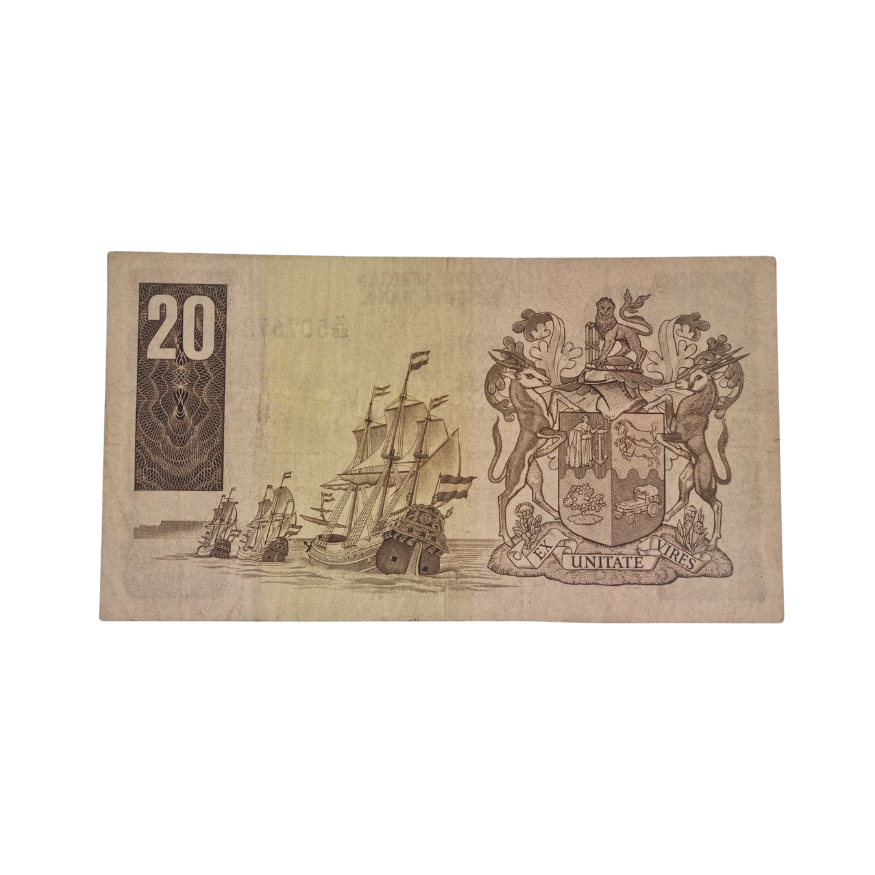 South African Reserve Bank Twenty Rand 1984 Eng/Afr S/N: Z25/507672 - Image 2