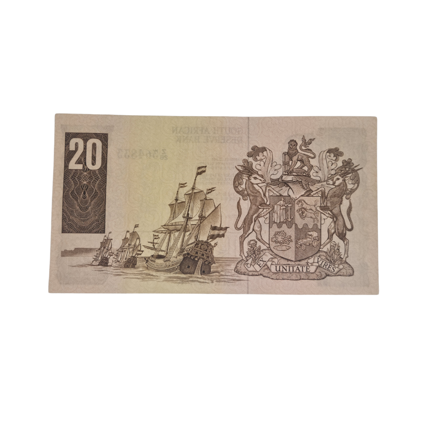 South African Reserve Bank Twenty Rand 1984 Eng/Afr S/N: Z26/364833 - Image 2