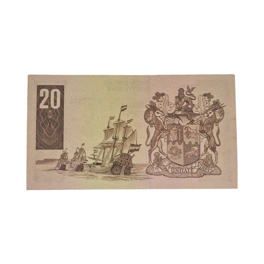 South African Reserve Bank Twenty Rand 1984 Eng/Afr S/N: Z76/550935 - Image 2