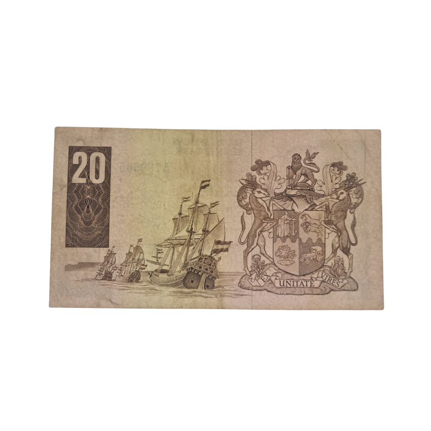South African Reserve Bank Twenty Rand 1984 Eng/Afr S/N: Z41/789565 - Image 2