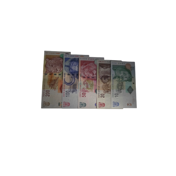 South African Reserve Bank 2009 Gill Marcus Set: R10, R20, R50, R100 ,R200 S/N: AA0000900 A-E