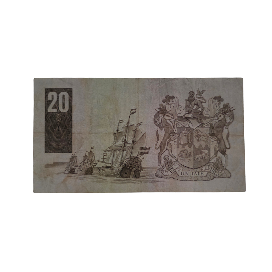 South African Reserve Bank Twenty Rand 1984 Eng/Afr S/N: Z52/068808 Hern: 682 - Image 2