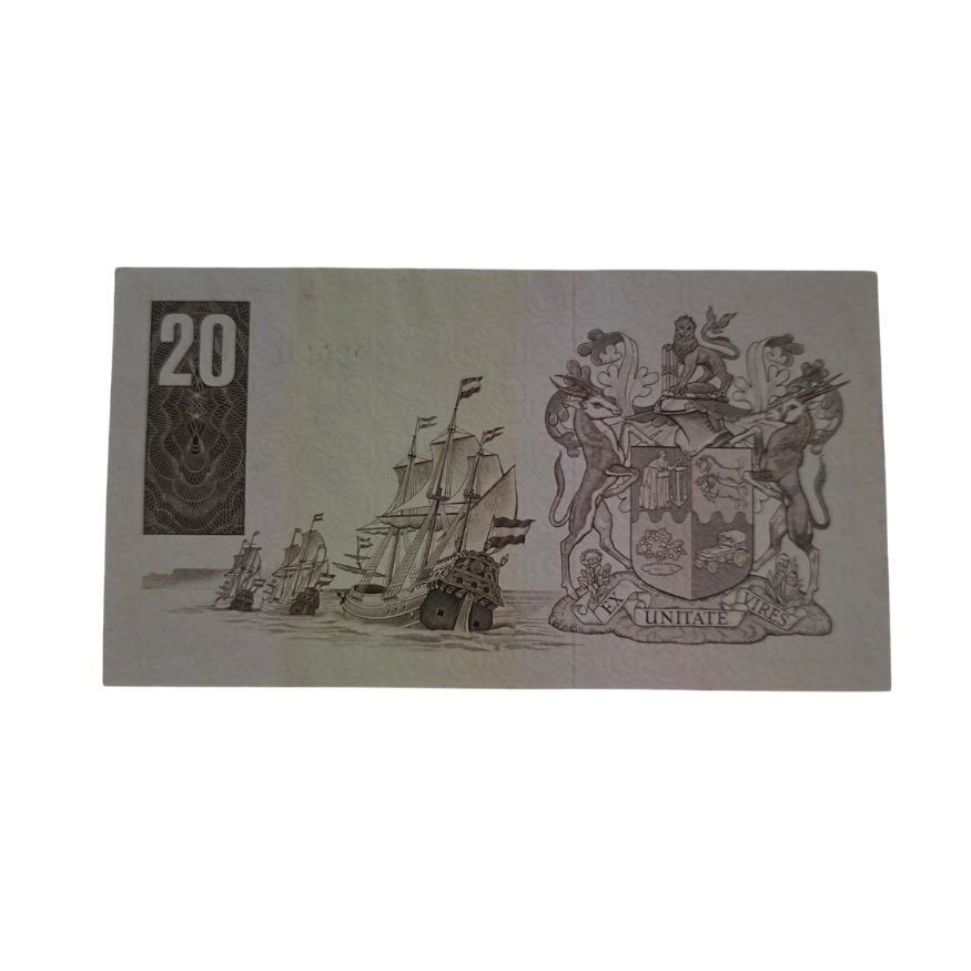 South African Reserve Bank Twenty Rand 1984 Eng/Afr S/N: Z56/921186 Hern: 682 - Image 2