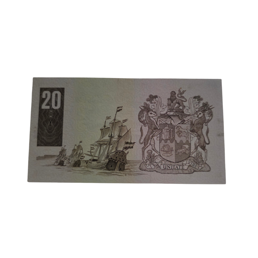 South African Reserve Bank Twenty Rand 1984 Eng/Afr S/N: Z57/061395 Hern: 682 - Image 2