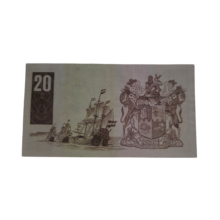 South African Reserve Bank Twenty Rand 1984 Eng/Afr S/N: Z58/112836 Hern: 682 - Image 2