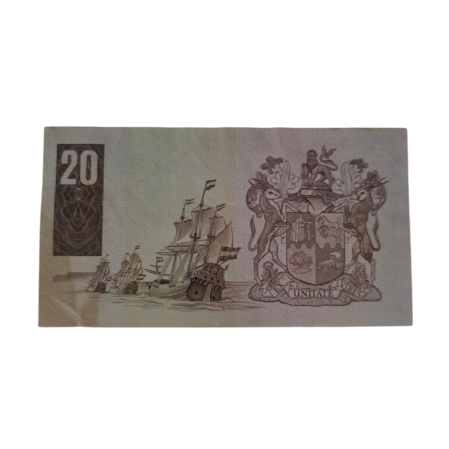 South African Reserve Bank Twenty Rand 1984 Eng/Afr S/N: Z65/753535 Hern: 682 - Image 2
