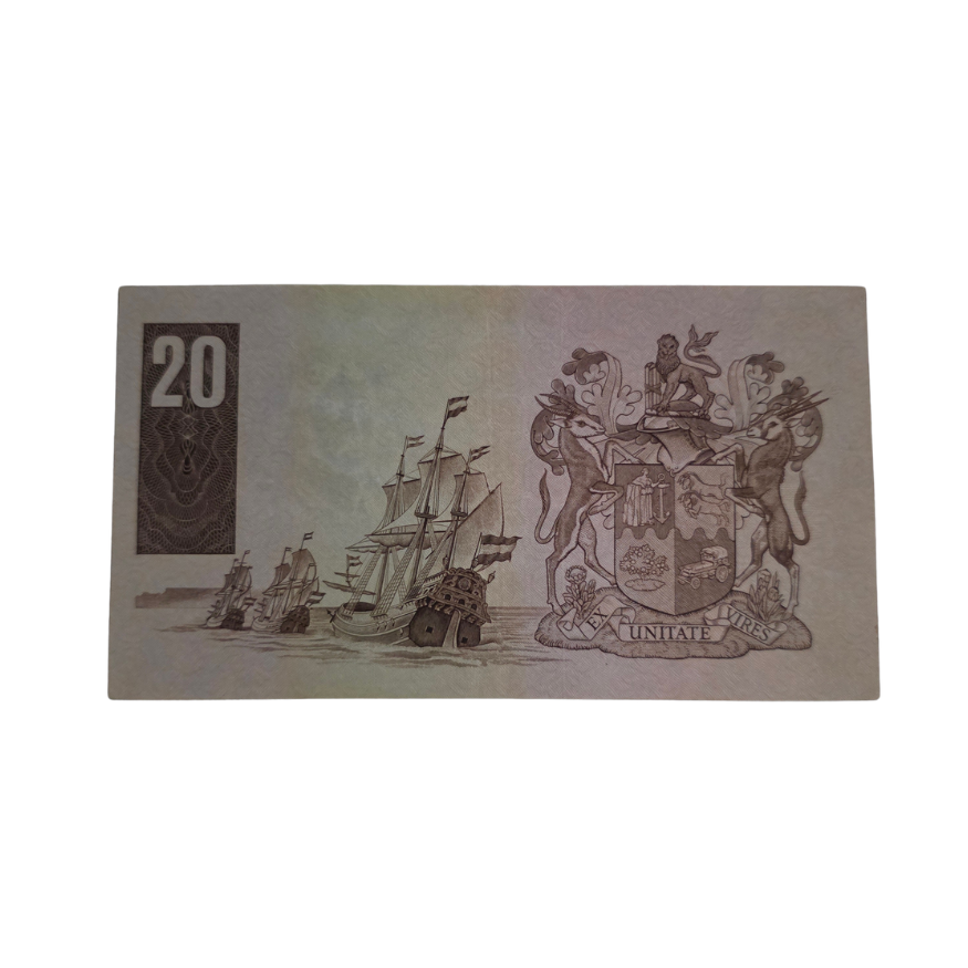 South African Reserve Bank Twenty Rand 1984 Eng/Afr S/N:Z75/213956 Hern: 682 - Image 2