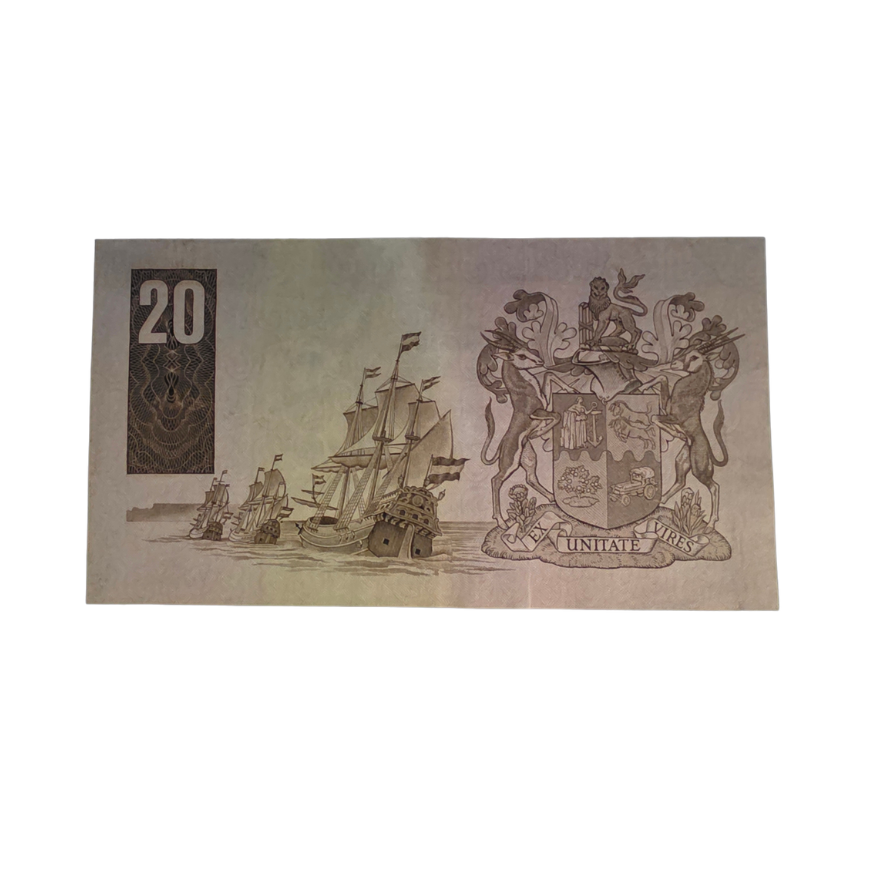South African Reserve Bank Twenty Rand 1984 Eng/Afr S/N: Z17/600528 Hern: 682 - Image 2