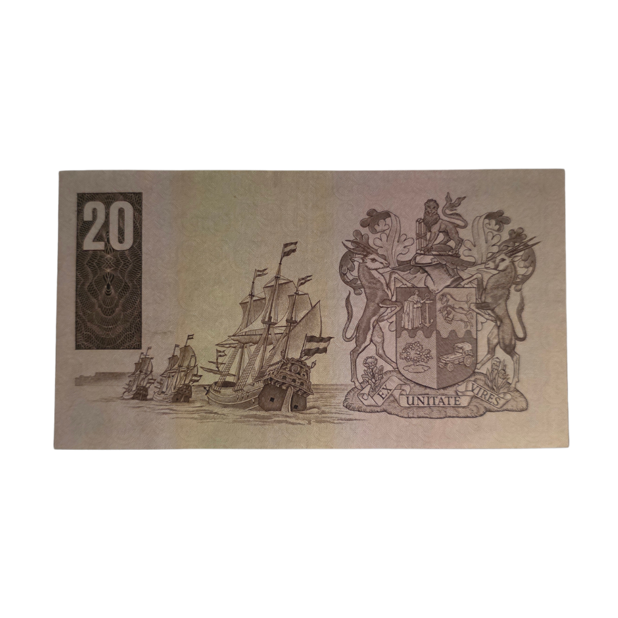 South African Reserve Bank Twenty Rand 1979 Eng/Afr S/N: Z2/837777 Hern: 668 - Image 2