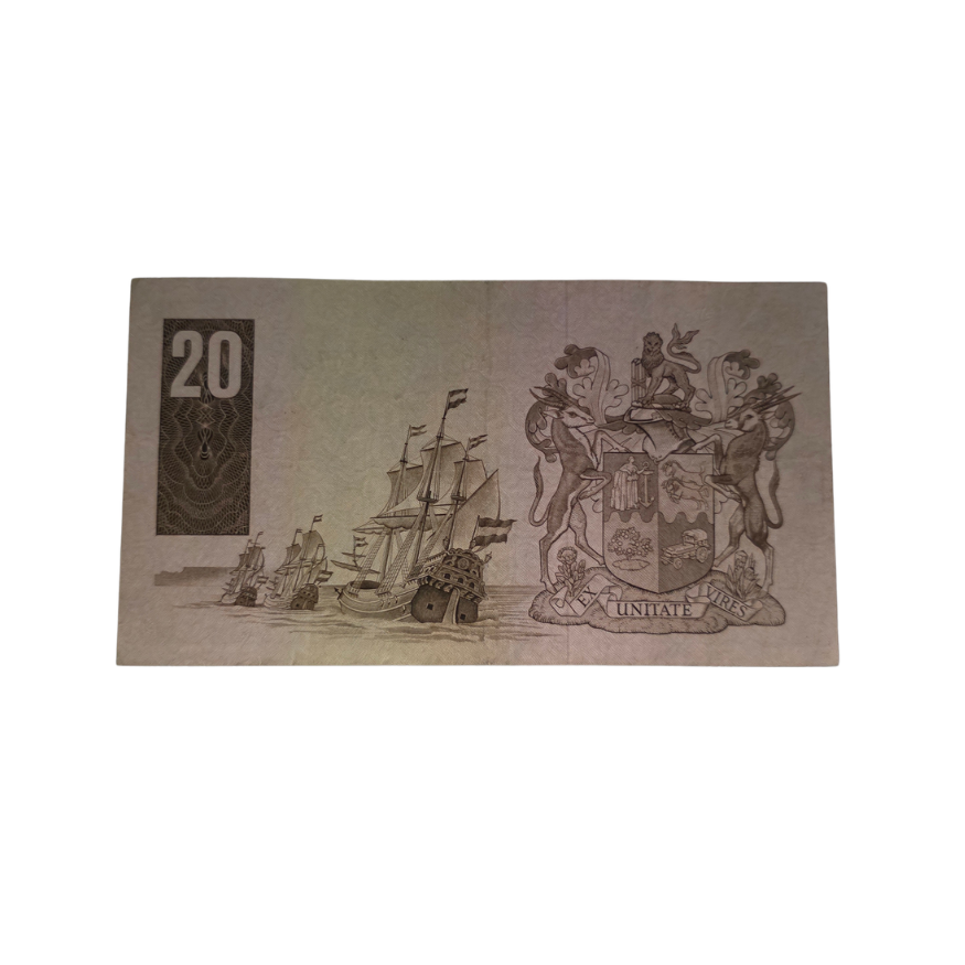 South African Reserve Bank Twenty Rand 1984 Eng/Afr S/N: Z40/467267 Hern: 682 - Image 2