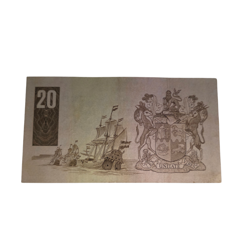 South African Reserve Bank Twenty Rand 1984 Eng/Afr S/N: Z37/038047 Hern: 682 - Image 2