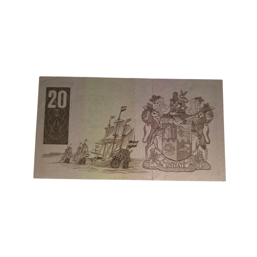 South African Reserve Bank Twenty Rand 1984 Enf/Afr S/N: Z35/386720 Hern: 682 - Image 2