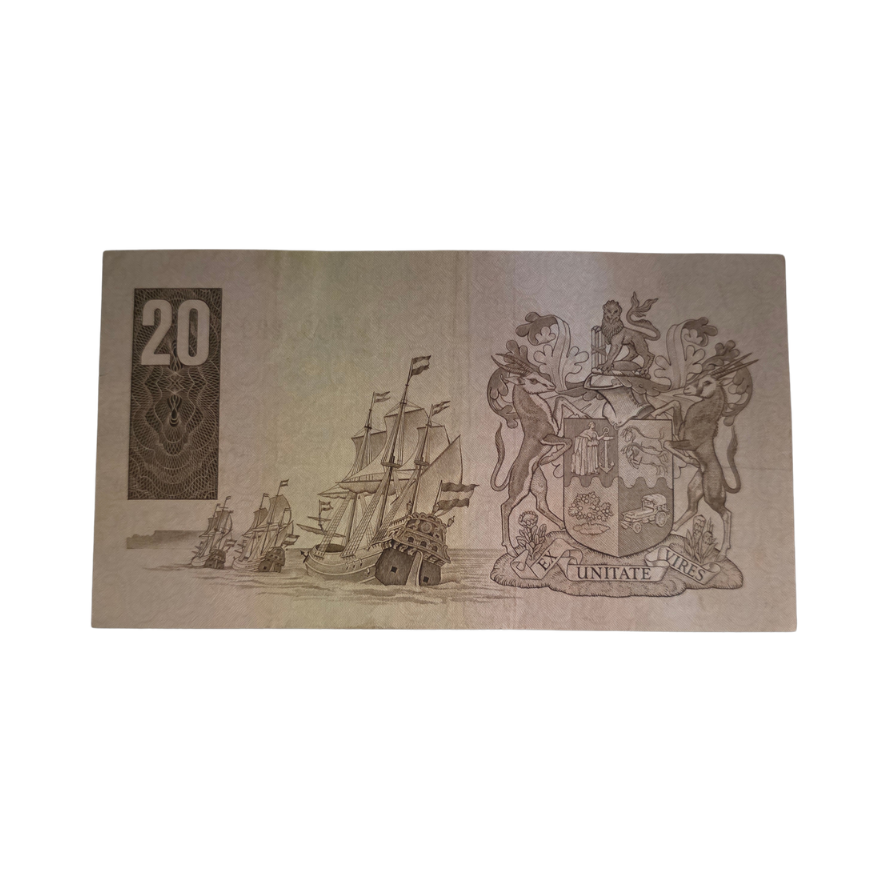 South African Reserve Bank Twenty Rand 1984 Eng/Afr S/N: Z31/695229 Hern: 682 - Image 2