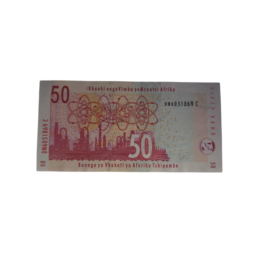 South African Reserve Bank Fifty Rand 2004/09 S/N: DN6051869C Hern: 816/20 - Image 2