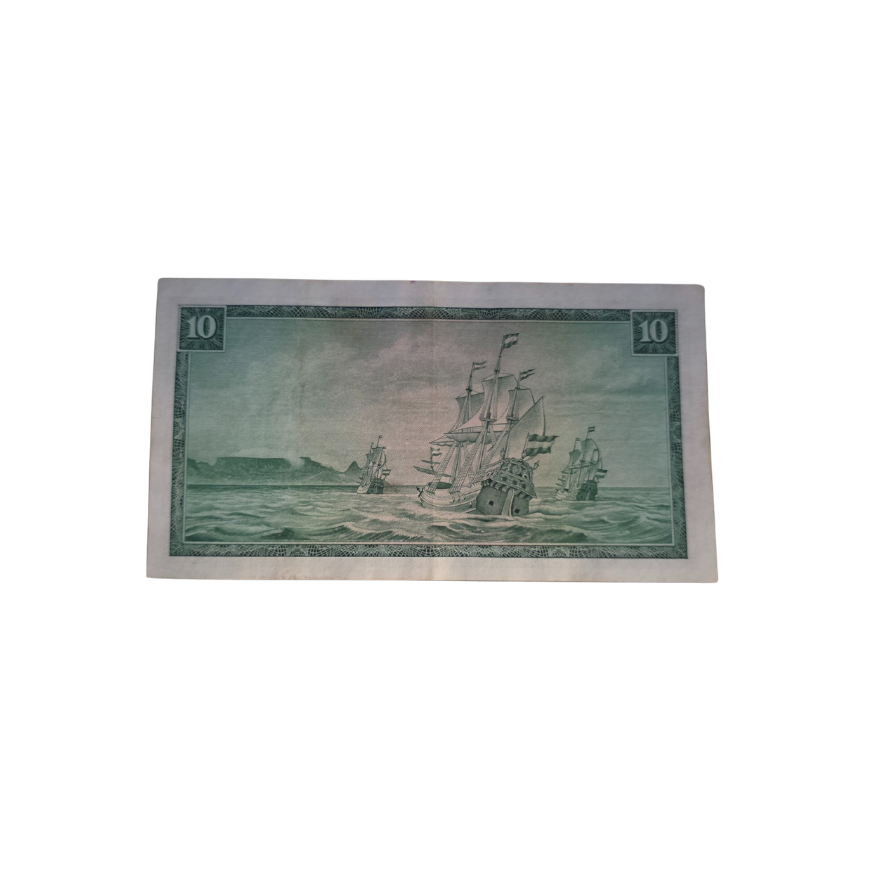 South African Reserve Bank Ten Rand Eng/Afr 1967 S/N: W13/023759 Hern: 514 - Image 2