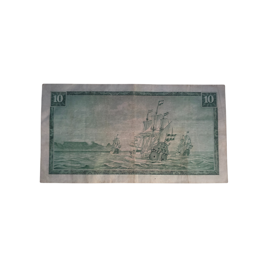 South African Reserve Bank Ten Rand Eng/Afr 1976 S/N: W13/567418 Hern: 523 - Image 2
