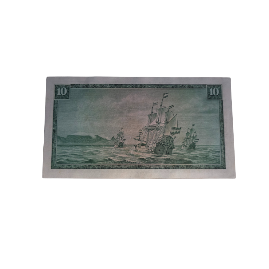 South African Reserve Bank Ten Rand Afr/Eng 1967 S/N: W12/180013 Hern: 514 - Image 2