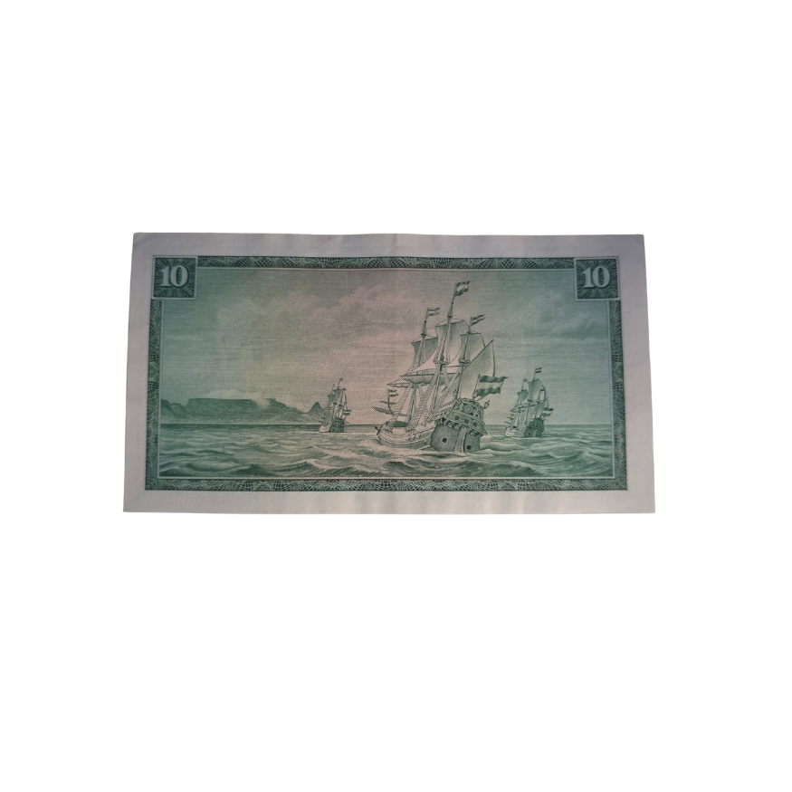 South African Reserve Bank Ten Rand Eng/Afr S/N: W9/141589 Hern: 515 - Image 2