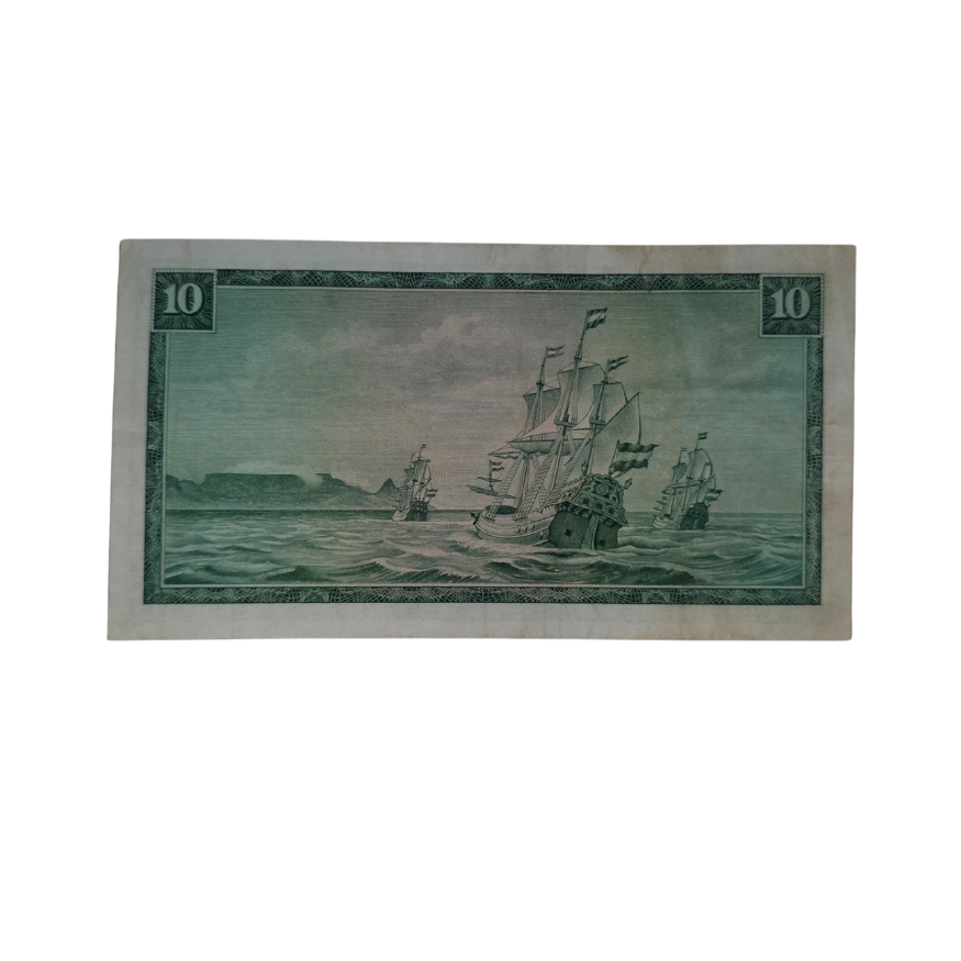 South African Reserve Bank Ten Rand Afr/Eng 1967 S/N: W4/901002 Hern: 514 - Image 2