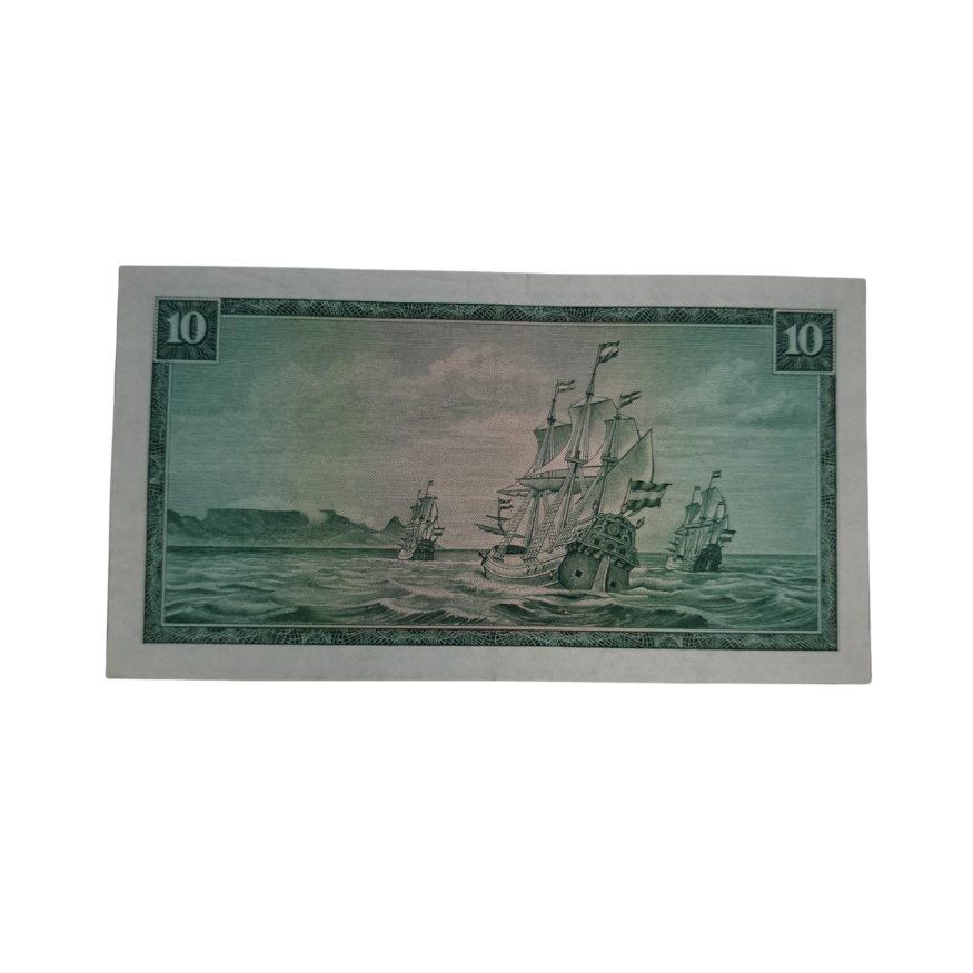 South African Reserve Bank Ten Rand Eng/Afr 1967 S/N: W5/282494 Hern: 515 - Image 2