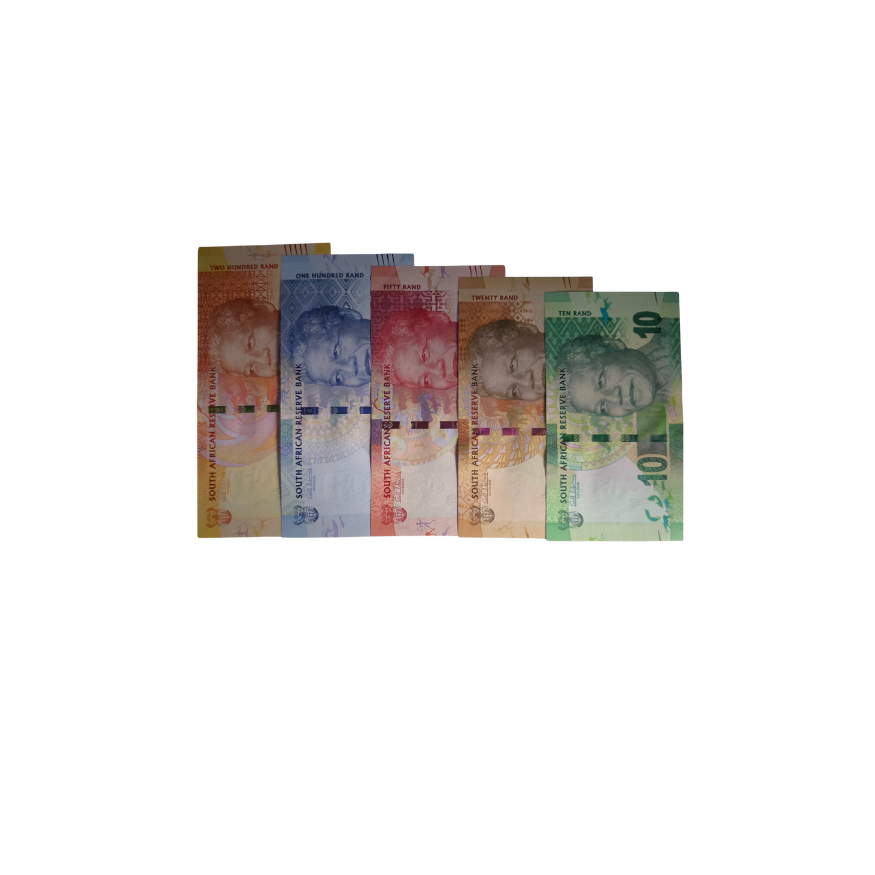 South African Reserve Bank 2012-2014 Gill Marcus Set: R10, R20, R50, R100, R200 S/N: AA0000216 A-E - Image 2