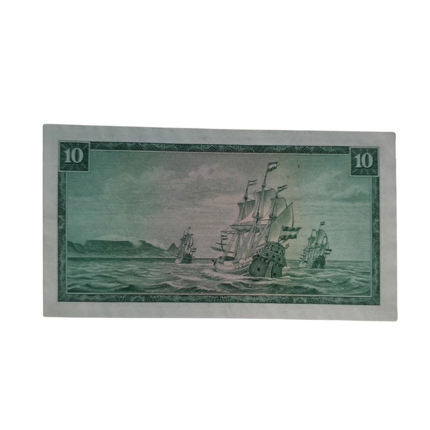 South African Reserve Bank Ten Rand Afr/Eng 1967 S/N: W6/241718 Hern: 514 - Image 2
