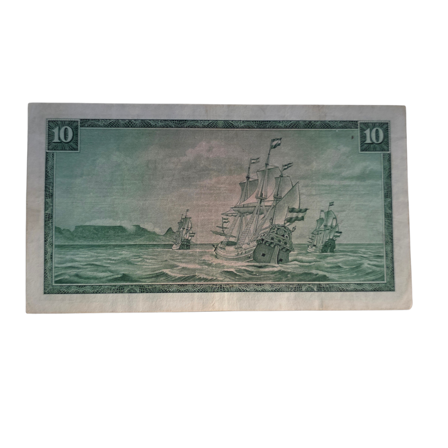 South African Reserve Bank Ten Rand Eng/Afr 1976 S/N: W15/114384 Hern: 523 - Image 2