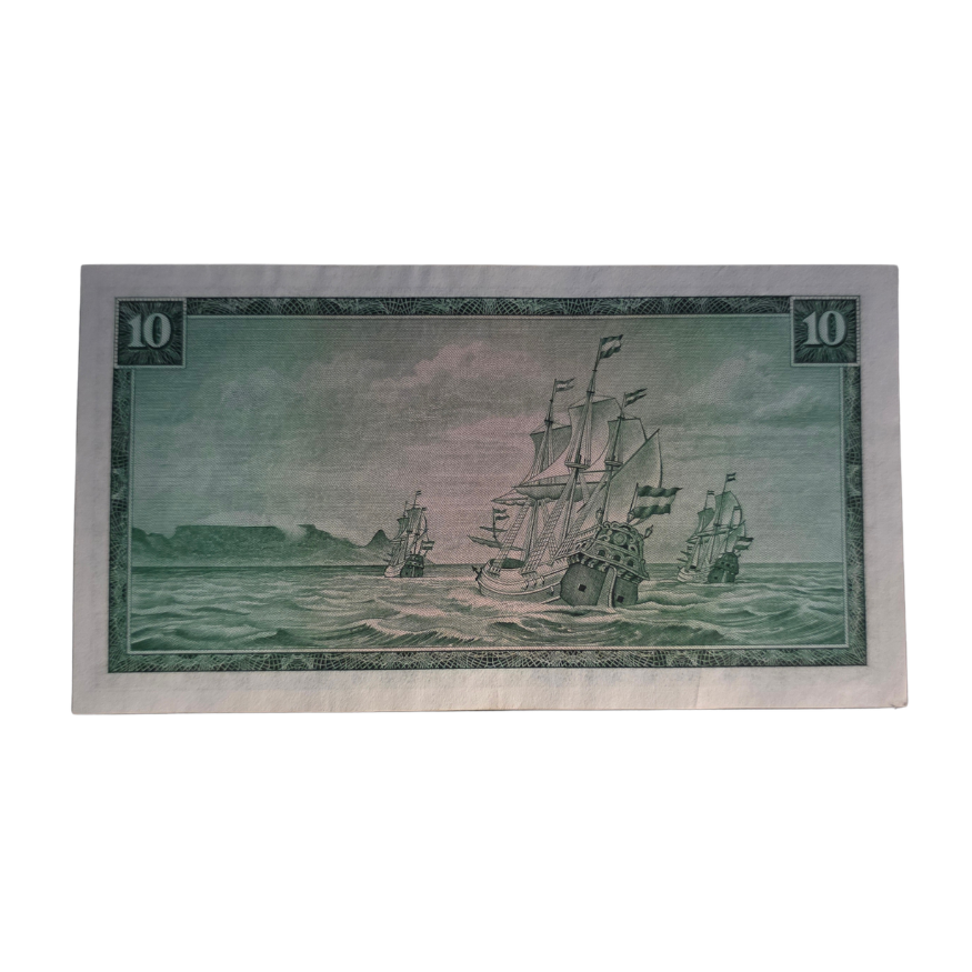 South African Reserve Bank Ten Rand Afr/Eng 1976 S/N: W14/687292 Hern: 526 - Image 2
