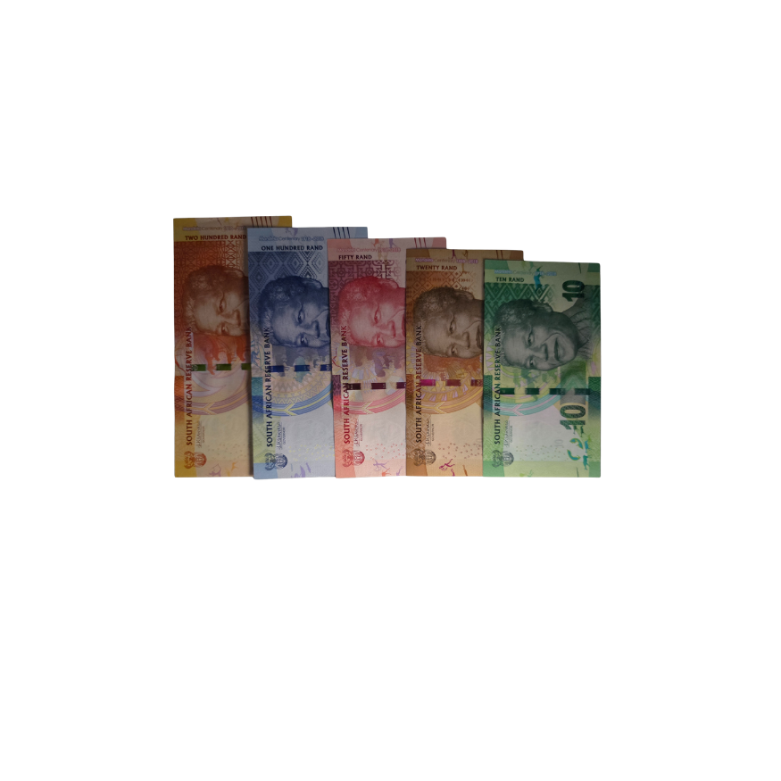 South African Reserve Bank 2014 L.Kganyago Set: R10, R20, R50, R100, R200 S/N: AAOOO1570 A-E - Image 2