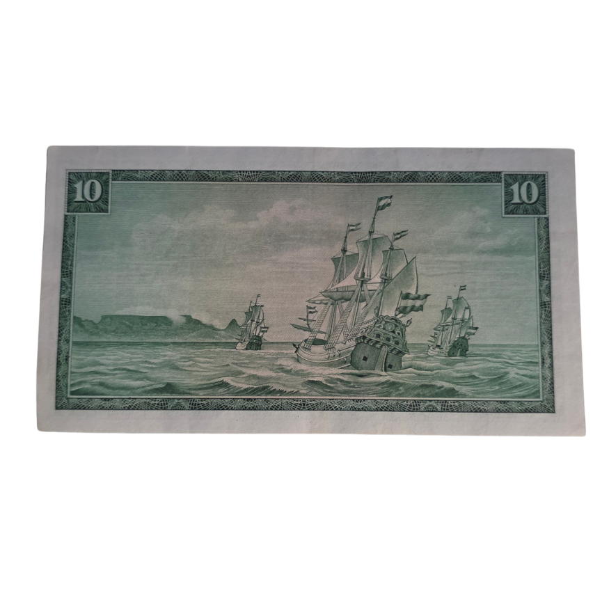 South African Reserve Bank Ten Rand Afr/Eng 1976 S/N: W14/202865 Hern: 514 - Image 2