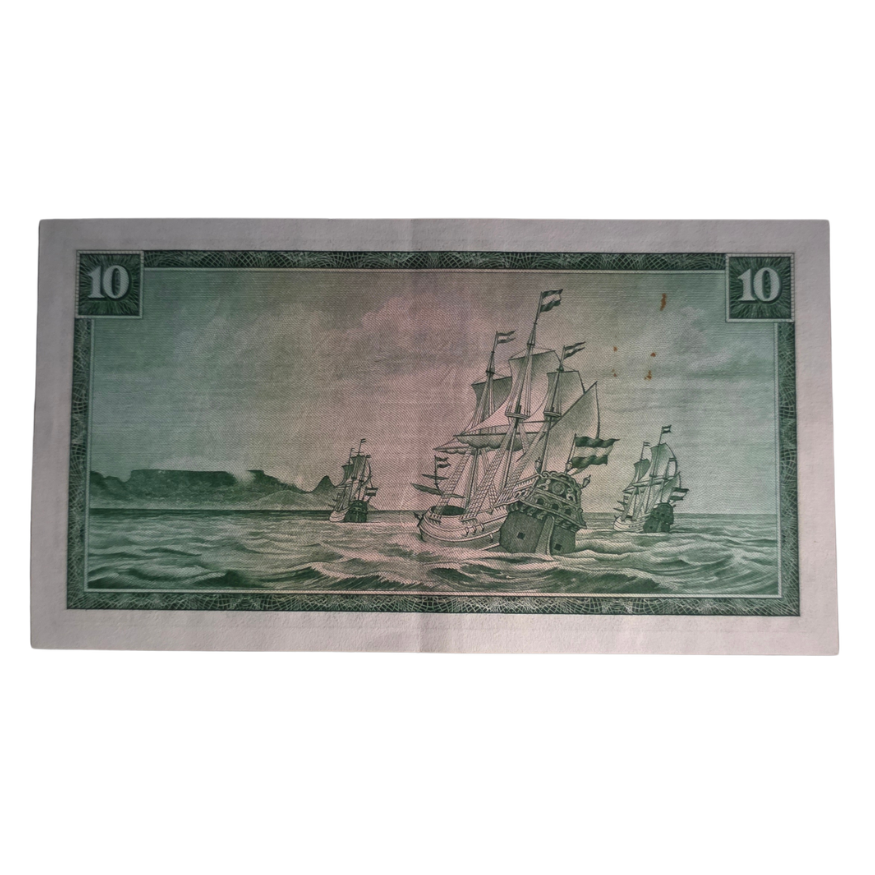 South African Reserve Bank Ten Rand Eng/Afr 1966 S/N: C1/241641 Hern: 505 - Image 2
