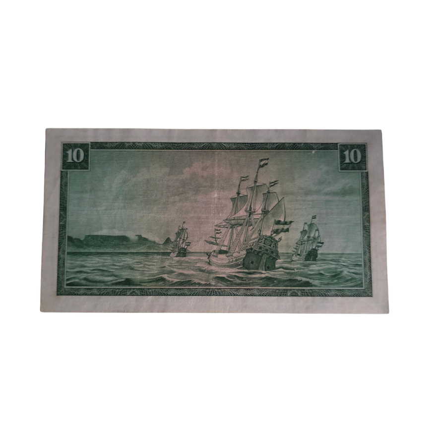 South African Reserve Bank Ten Rand Afr/Eng 1966 S/N: C6/581563 Hern: 504 - Image 2