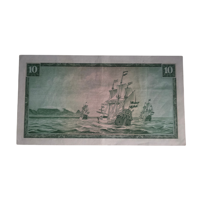 South African Reserve Bank Ten Rand Afr/Eng 1966 S/N: C6/152981 Hern: 504 - Image 2