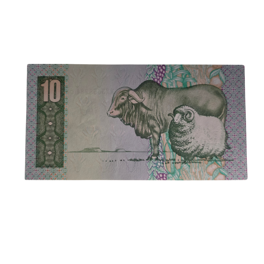 South African Reserve Bank Ten Rand Afr/Eng 1985 S/N: XX3658724c Hern: 541 - Image 2
