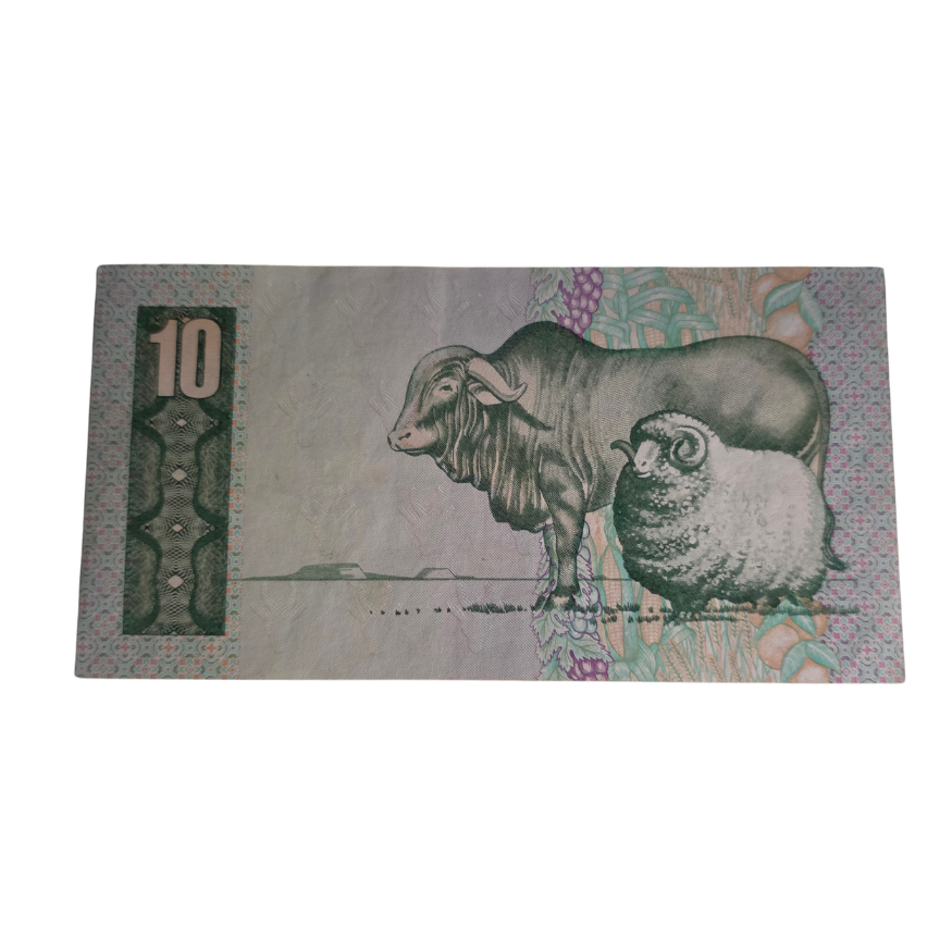 South African Reserve Bank Ten Rand Afr/Eng 1984 S/N: Y24/238182 Hern: 537 - Image 2