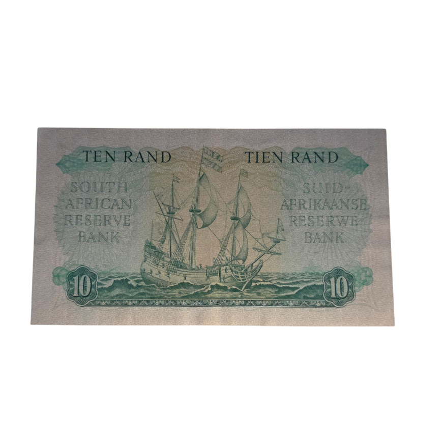 South African Reserve Bank Ten Rand 1961 Eng/Afr S/N: C1/210645 Hern: 495 - Image 2