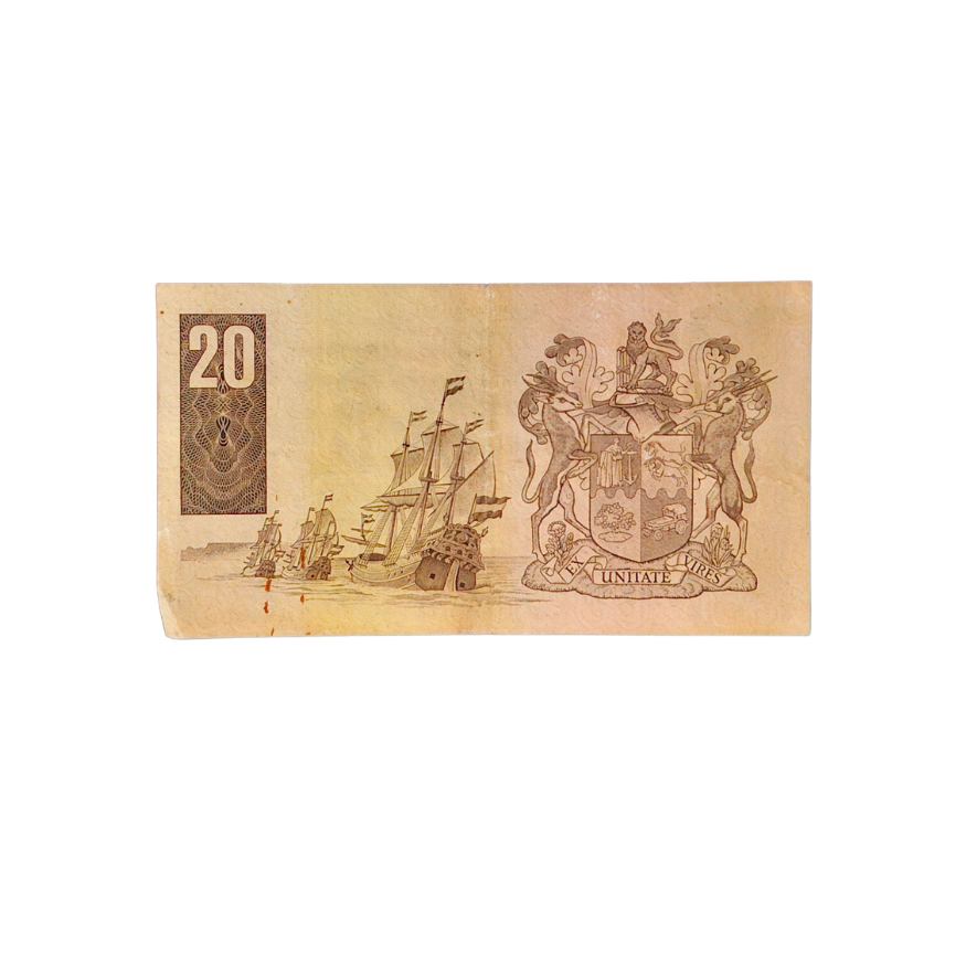 South African Reserve Bank Twenty Rand 1981 Eng/Afr H672 Z3/093503 - Image 2