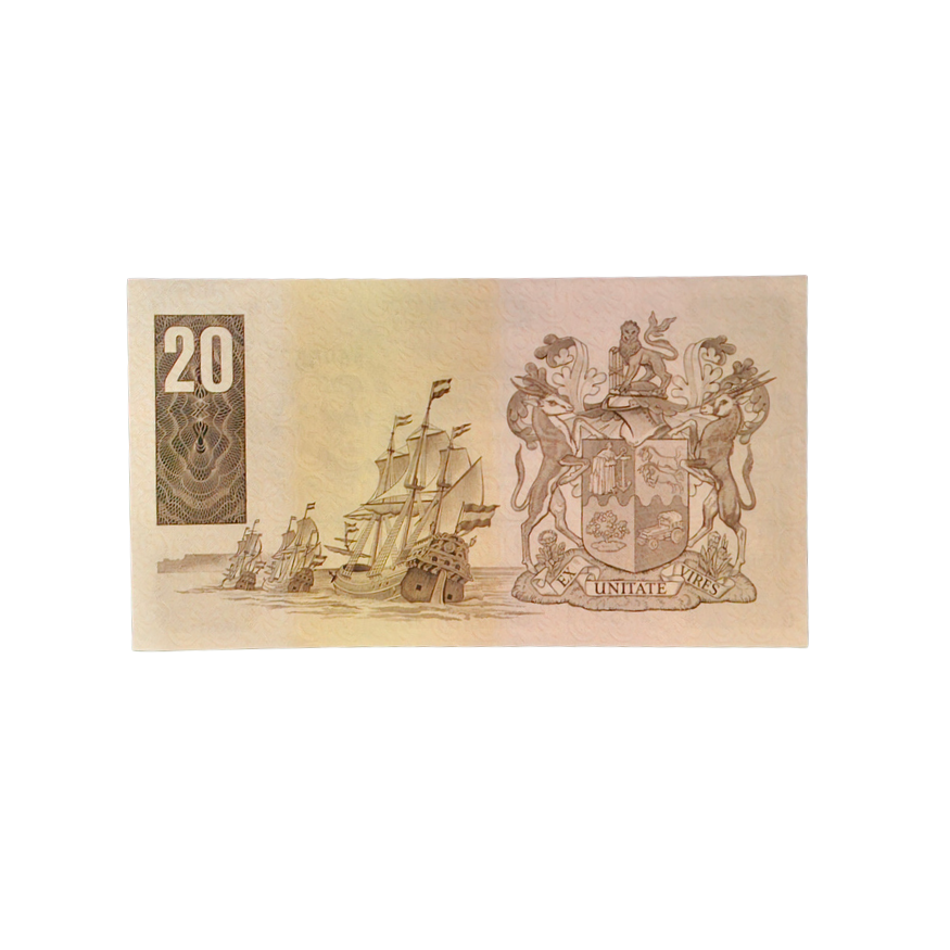 South Africa Reserve Bank Twenty Rand 1981 H675 Eng/Afr Z7/695334 - Image 2