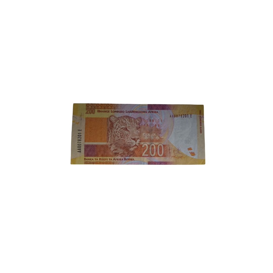 South African Reserve Bank Two Hundred Rand 2012 S/N AA0078201E Hern 1015 - Image 2