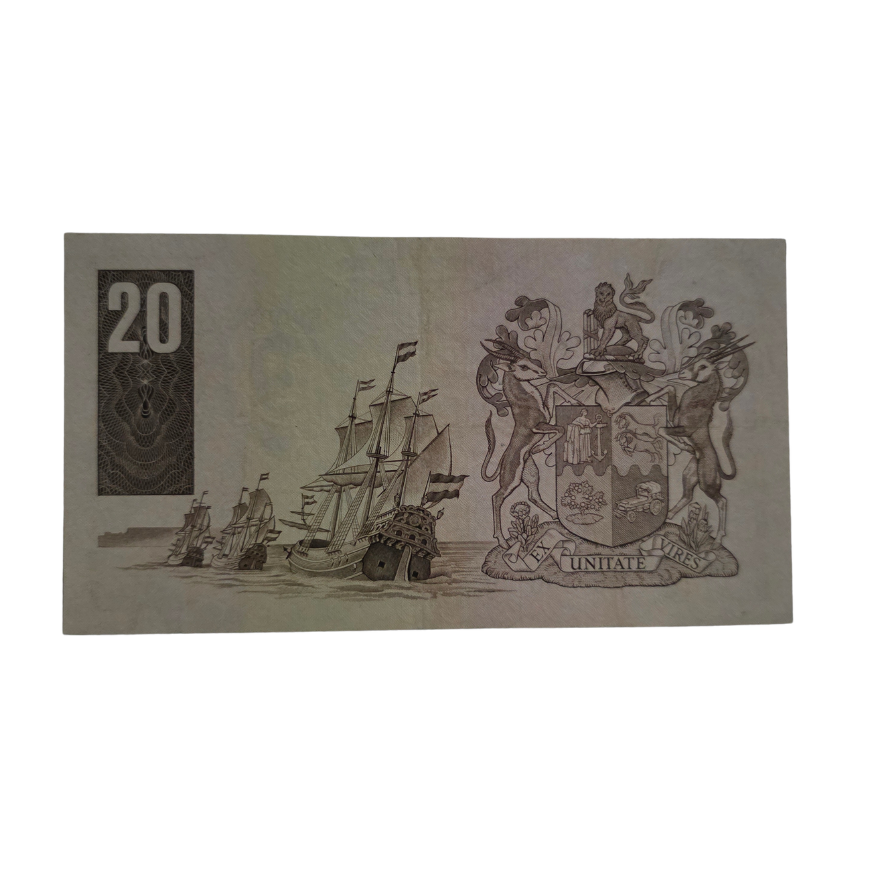 South African Reserve Bank Twenty Rand 1984 Eng/Afr S/N: Z24/909236 Hern: 682 - Image 2