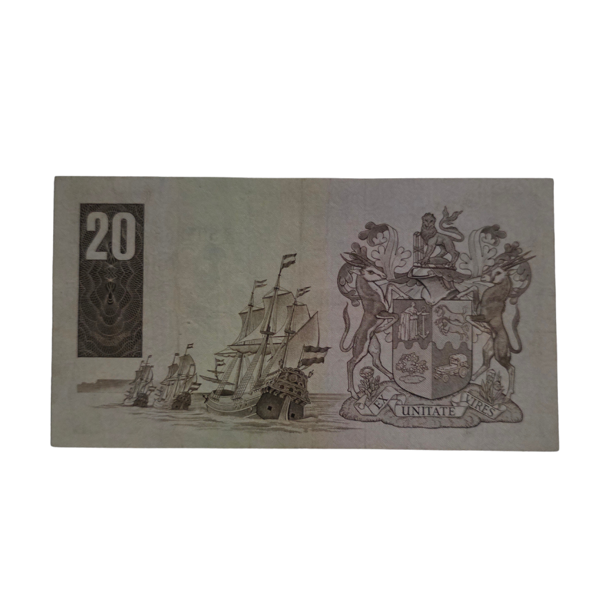 South African Reserve Bank Twenty Rand 1984 Eng/Afr S/N: Z26/503963 Hern: 682 - Image 2