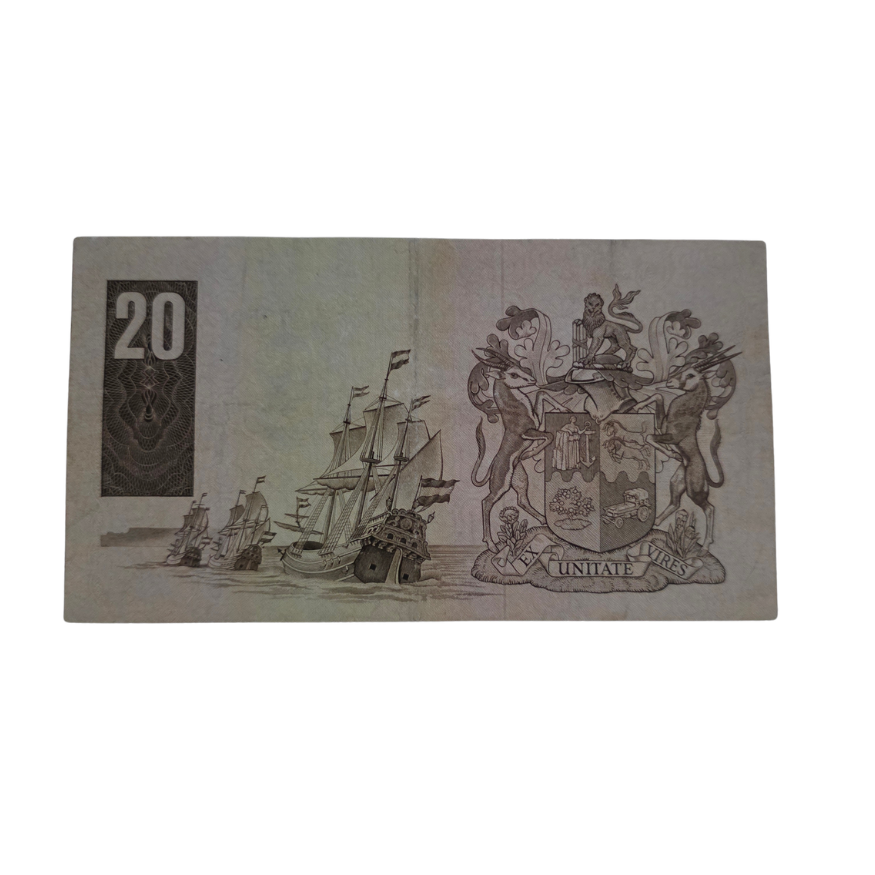 South African Reserve Bank Twenty Rand 1984 Eng/Afr S/N: Z47/272500 - Image 2