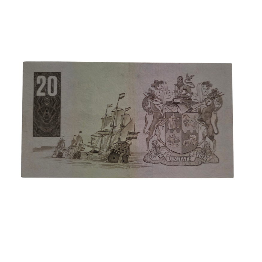 South African Reserve Bank Twenty Rand 1984 Eng/Afr S/N: Z51/079450 Hern: 682 - Image 2