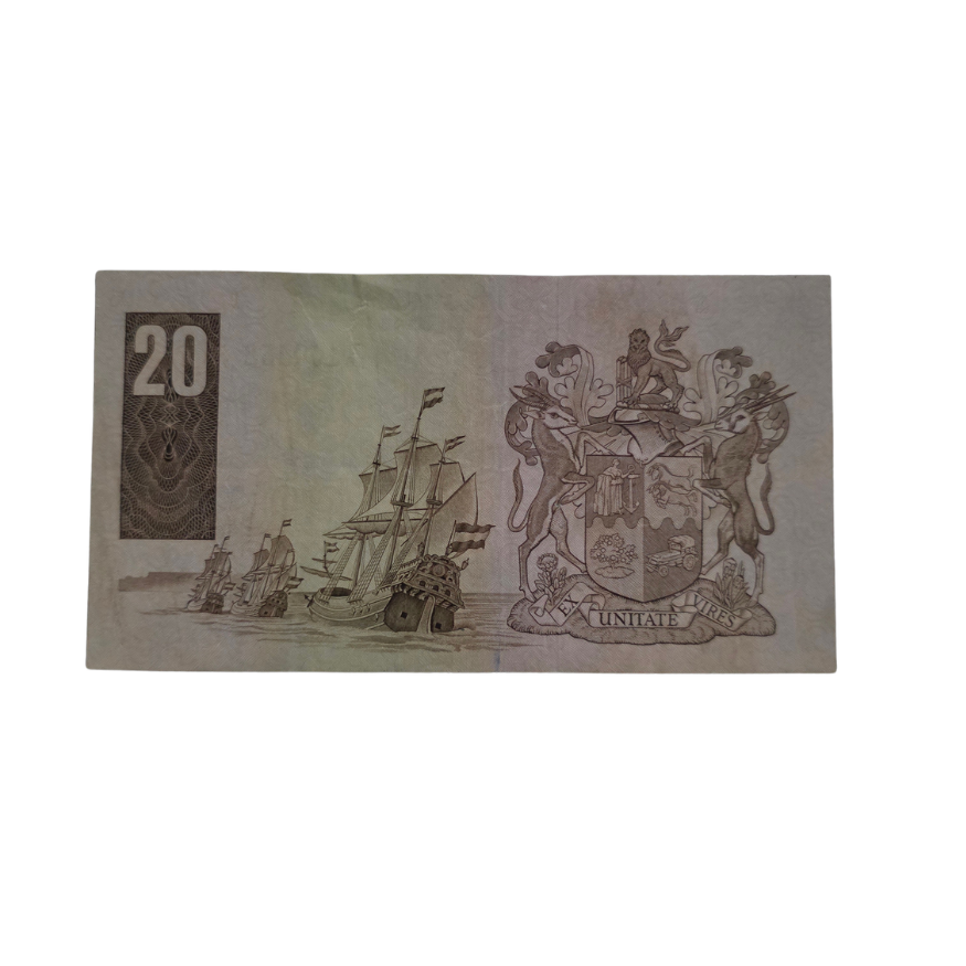 South African Reserve Bank Twenty Rand 1984 Eng/Afr S/N: Z28/134452 Hern: 682 - Image 2