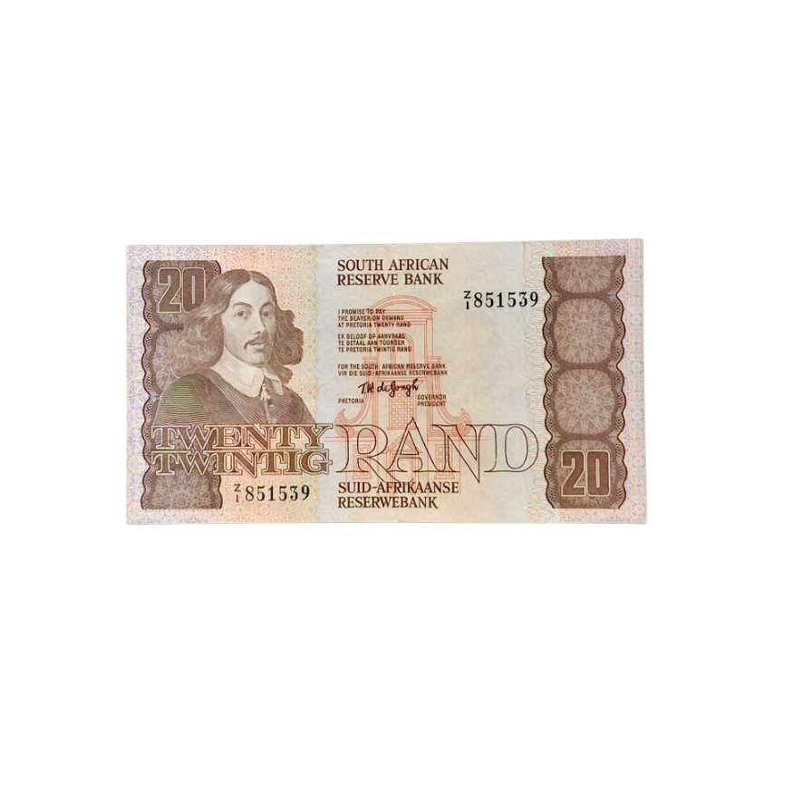 South African Reserve Bank 20 Rand 1979 Eng/Afr H668 Z1/851539