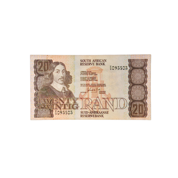 South African Reserve Bank Twenty Rand 1981 Eng/Afr H672 Z3/093503