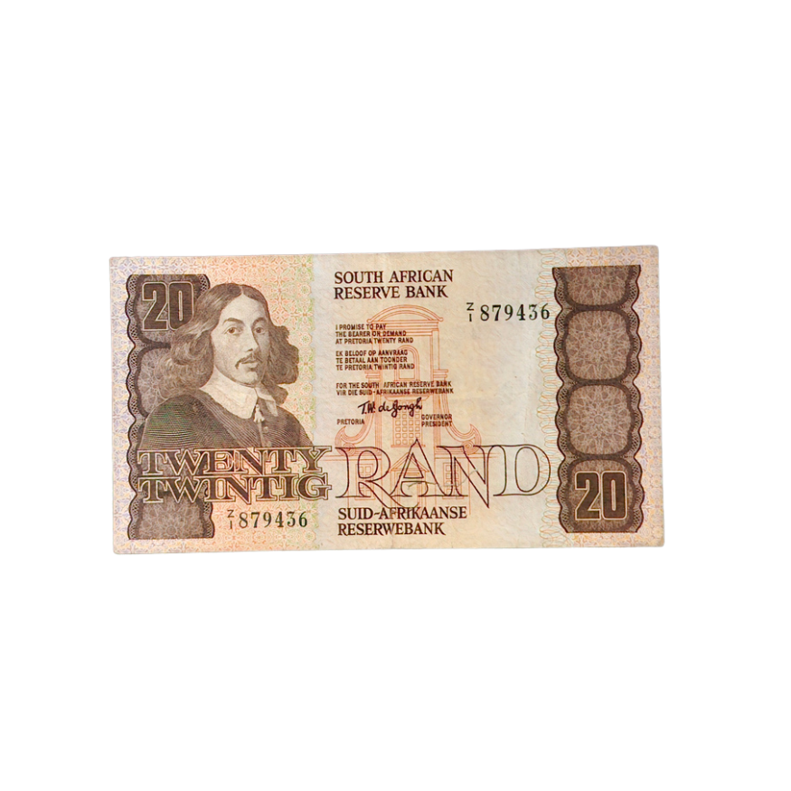 South African Reserve Bank Twenty Rand , 1979, Eng/Afr Z1/879436 Hern: 668