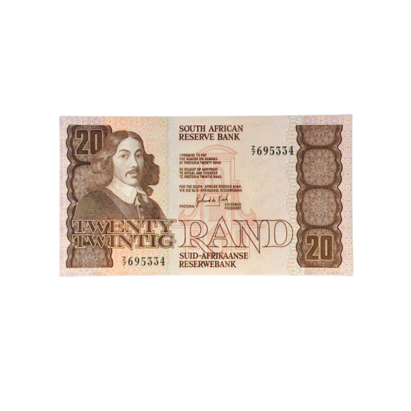 South Africa Reserve Bank Twenty Rand 1981 H675 Eng/Afr Z7/695334